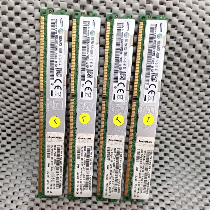 Samsung Heatsink ram server 16GB PC3L DDR3L 2rx4 12800R