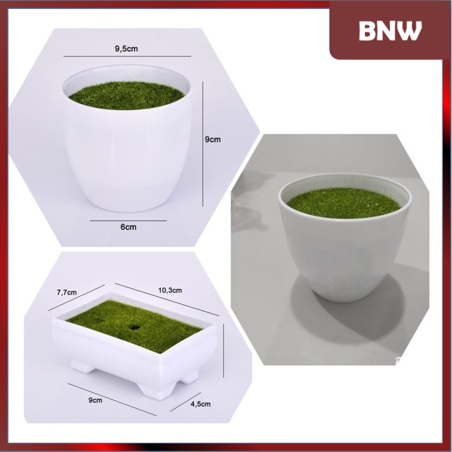 BNW - POT BUNGA PLASTIK - GROSIR