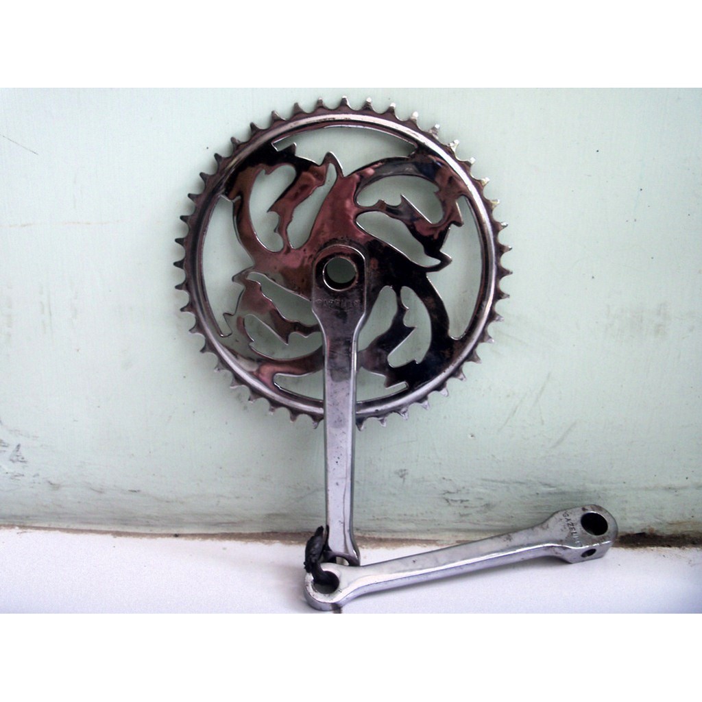 GEAR GAZELLE CROOM - CRANK GAZELLE - GEAR SEPEDA ONTHEL GAZELLE - CRANK ONTHEL GAZELLE