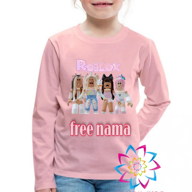 FREE NAMA KAOS ROBLOX TANGAN PANJANG
