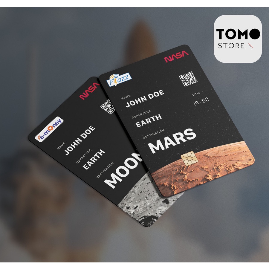 Space Ticket - Uang Elektronik Kartu Flazz BCA Gen 2 / Emoney E-money Etoll E-toll Mandiri / BRI Brizzi / BNI Tapcash