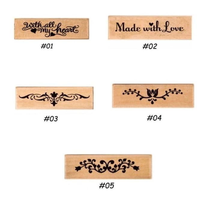 Wooden Stamp - Vintage Strip Series