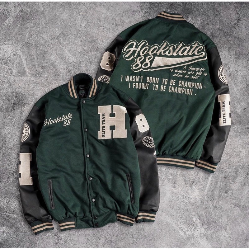 Jaket Baseball Varcity Distro Motif Bordir Jaket Pria