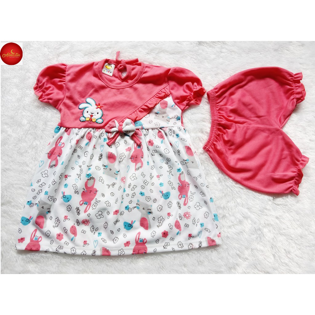 (Isi 3 Stel) Termurah Setelan Baju Bayi Perempuan / Dress Baju Bayi Perempuan / Baju Bayi Perempuan