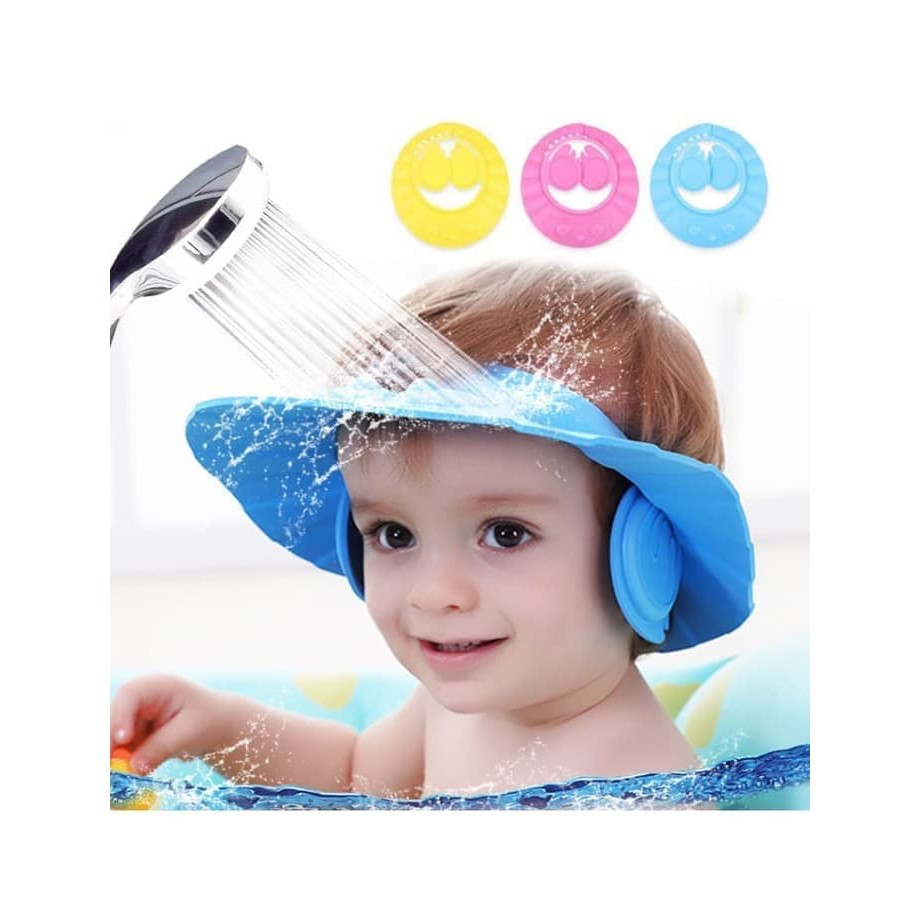 topi keramas anak  penutup telinga shower cap kids BB-27 KODAKI