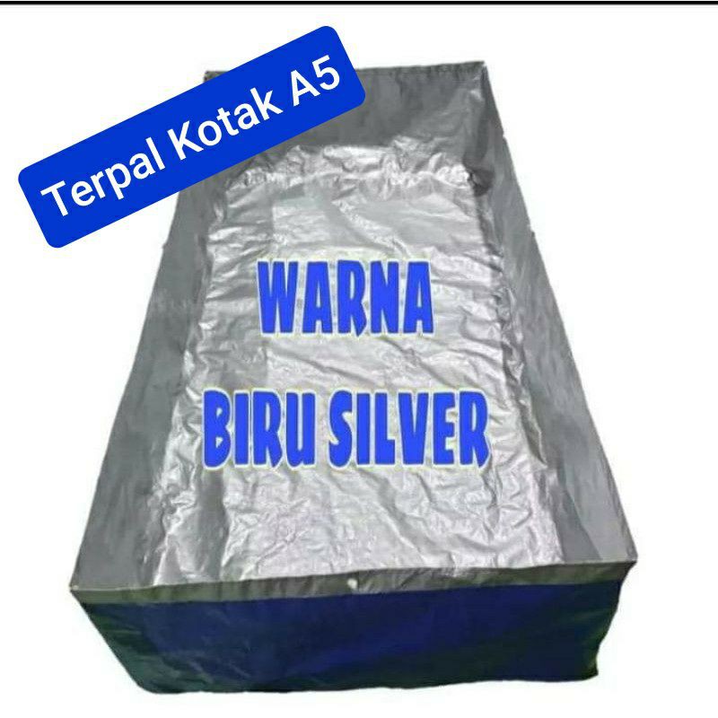 TERPAL KOLAM IKAN A5 1x0,50x0,50/Terpal kolam mini/Terpal kotak/Terpal ikan cupang