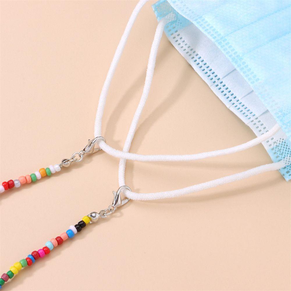 Lily Manik-Manik Lanyard Fashion Leher Lanyard Untuk Wanita Manik-Manik Kacamata Holder Strap