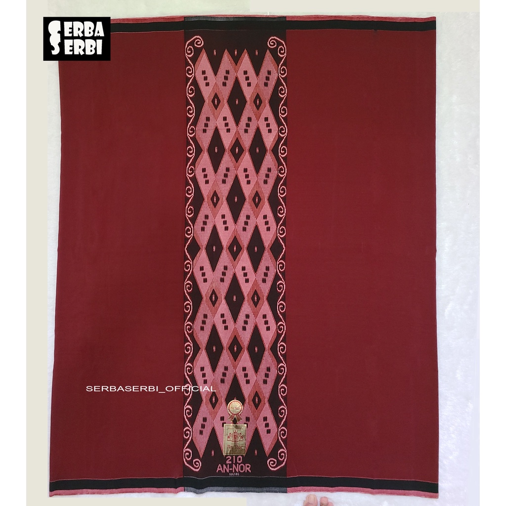 SARUNG SAMARINDA AN-NOR POLOS/SARUNG SHOLAT/SARUNG DEWASA/SARUNG SANTRI