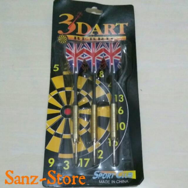 Arrow / Panah / Jarum Dart Besi / 3 Dart Bebric