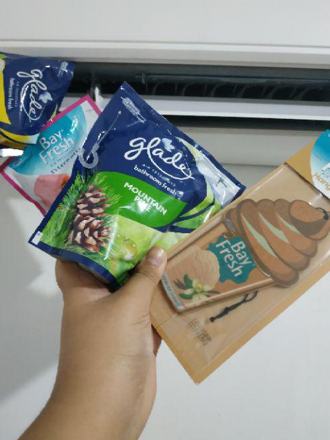 Bay Fresh Air Freshener Hang N Go Vanilla Ice Cream