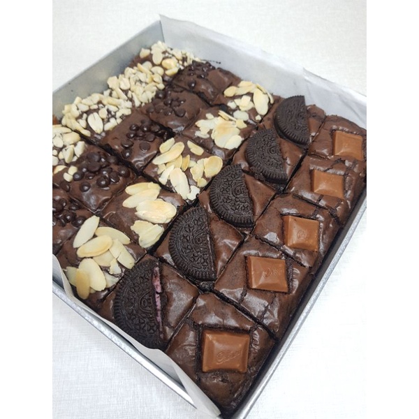 

Fudgy Brownies Sekat