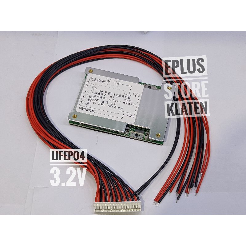 modul BMS 16S 48V 30A 3.2V Lipo LiFePo4 baterai proteksi bateray pack