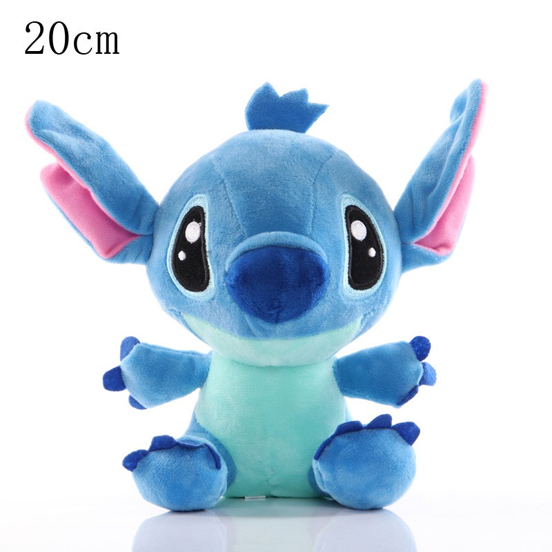 Boneka Lilo And Stitch Bahan Plush Ukuran 20cm / 7 Inch Untuk Hadiah Ulang Tahun