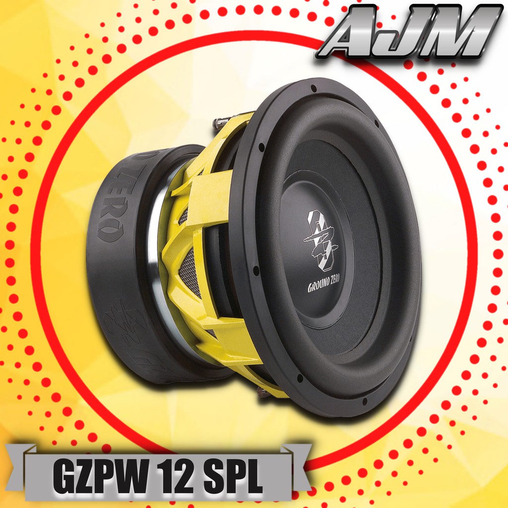 Subwoofer GROUND ZERO GZPW 12 SPL not CRESCENDO not BEWITH not JL AUDIO