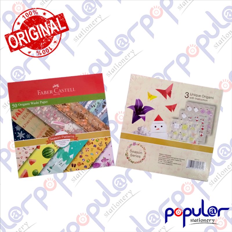 

Kertas Origami Fabercastell Washi Knitting Patterns 16 x 16