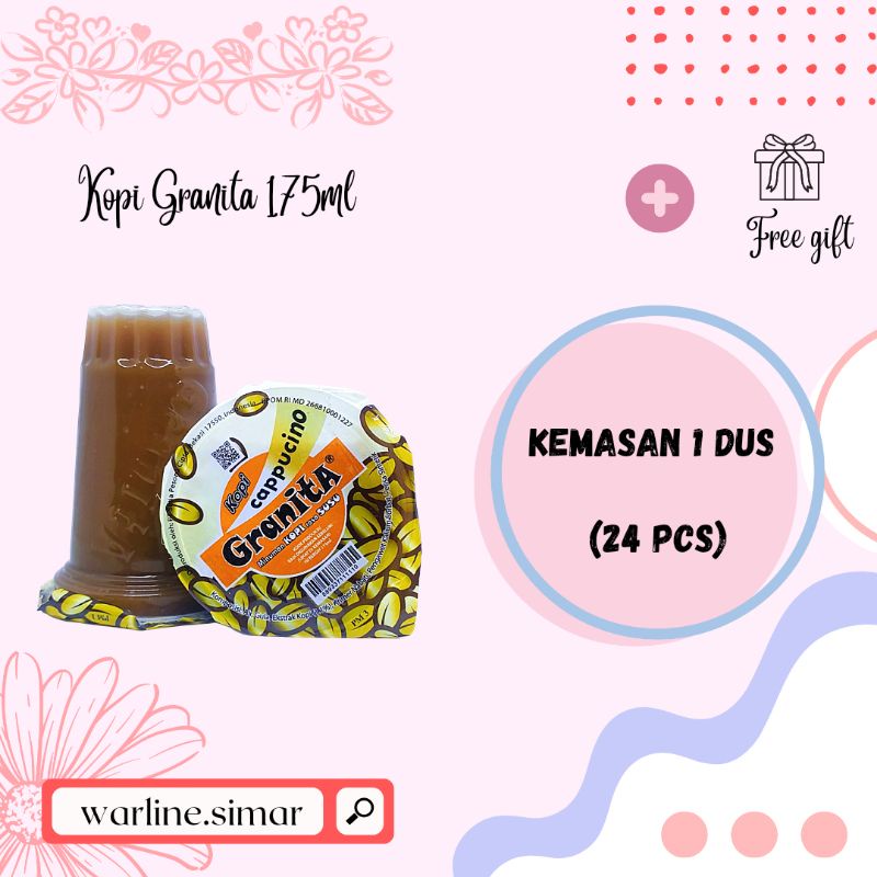 

Kopi Granita Minuman Kopi Susu Cappucino Gelas Cup 175ml Kopi Instan Kopi Murah Granita Kopi Cup