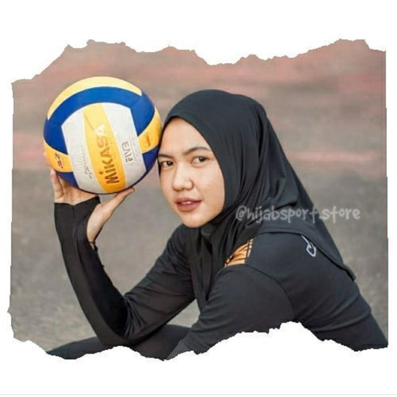 Hijab Sport Tanpa Pet