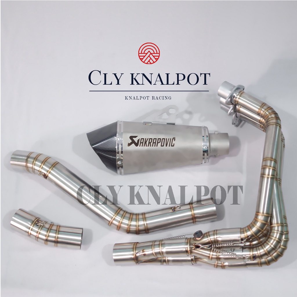 KNALPOT AKRAPOVIC SHORT SANBLAS UNTUK NINJA ZX25R ZX25R NEW R1 R6