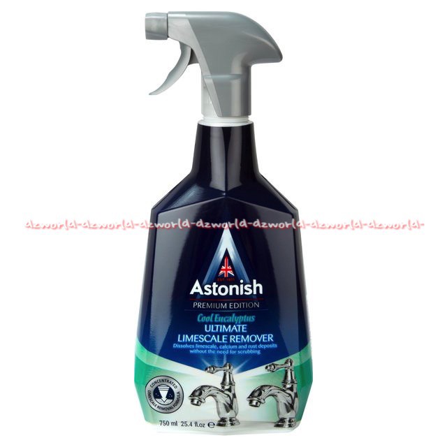 Astonish Specialist Ultimate 750ml Limescale Remover Cool Eucalyptus Remover Cairan Pembersih Kerak Air Ubin Marmer Keramik Bath Up Kran Logam Spray