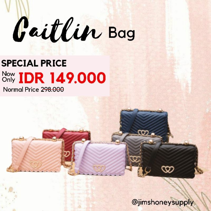 TAS SELEMPANG SLEMPANG MINI WANITA CAITLIN BAG MERK JIMS HONEY JIMSHONEY