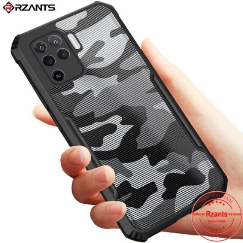 OPPO RENO 5F / RENO 5 F CASE RZANTS CAMO HARD SOFT CASING ARMY SILICON COVER TPU ARMOR FUZE OPPO