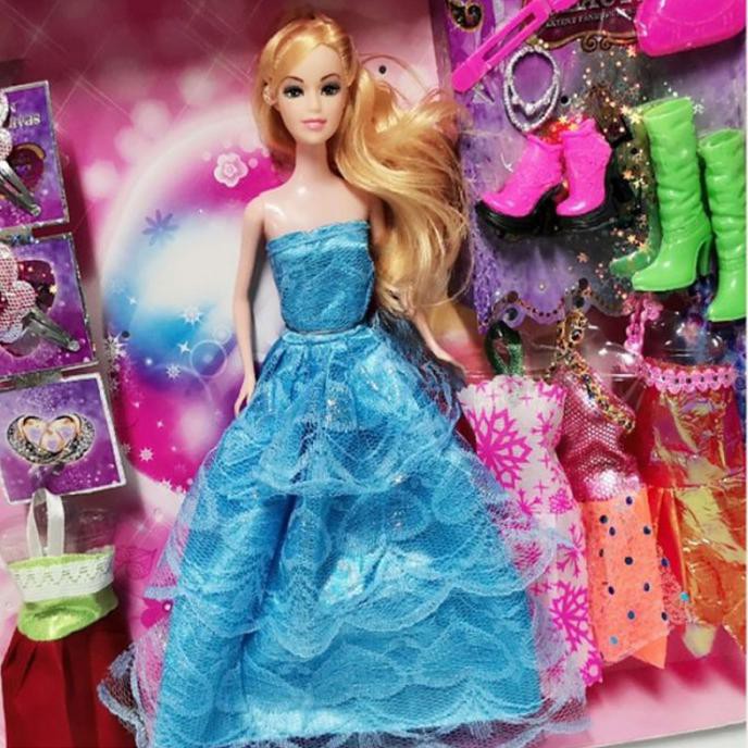 MAINAN BONEKA BARBY PLUS AKSESORIES 69-SS