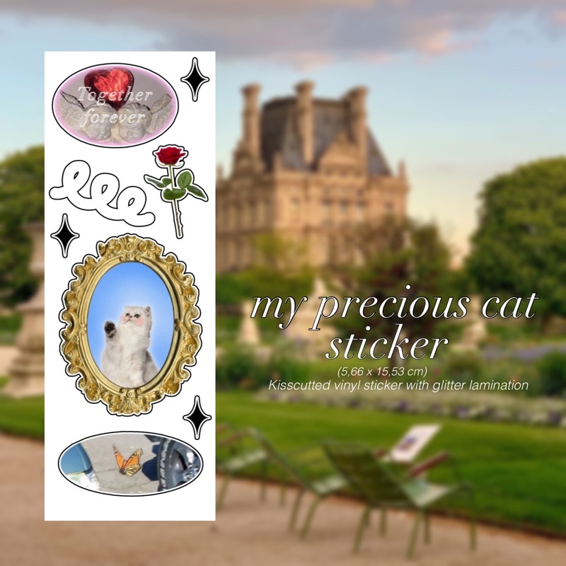 

[Bforbeads] my precious cat deco sticker