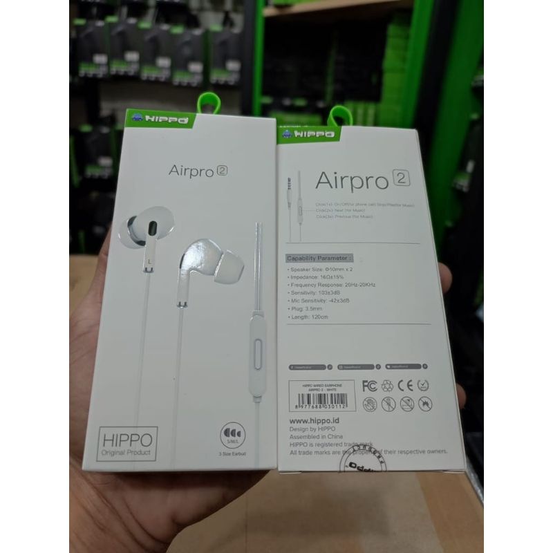 Airpro 2 Stereo Wiredheadset Mic Zoom Hippo