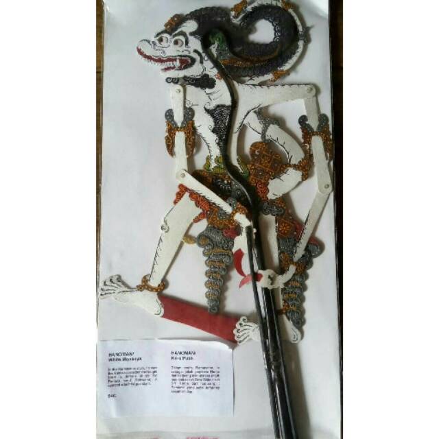 WAYANG KULIT HANOMAN (MOTIF BATIK)