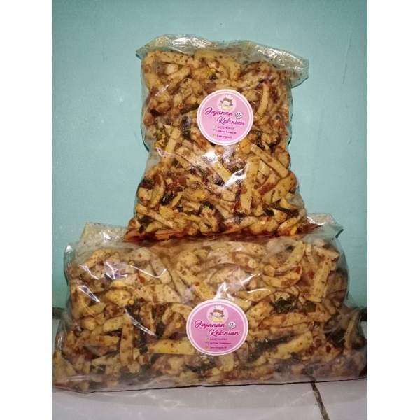 

Basreng pedas daun jeruk 1kg