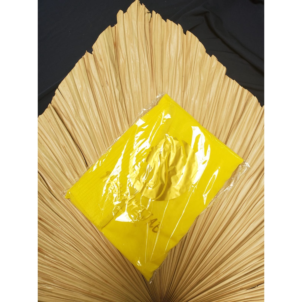 [BISA COD] KHIMAR RAUDAH JUMBO  2 LAYER FREE BROS / HIJAB SYARI / KERUDUNG JILBAB 2 LAYER TERBARU-KUNING