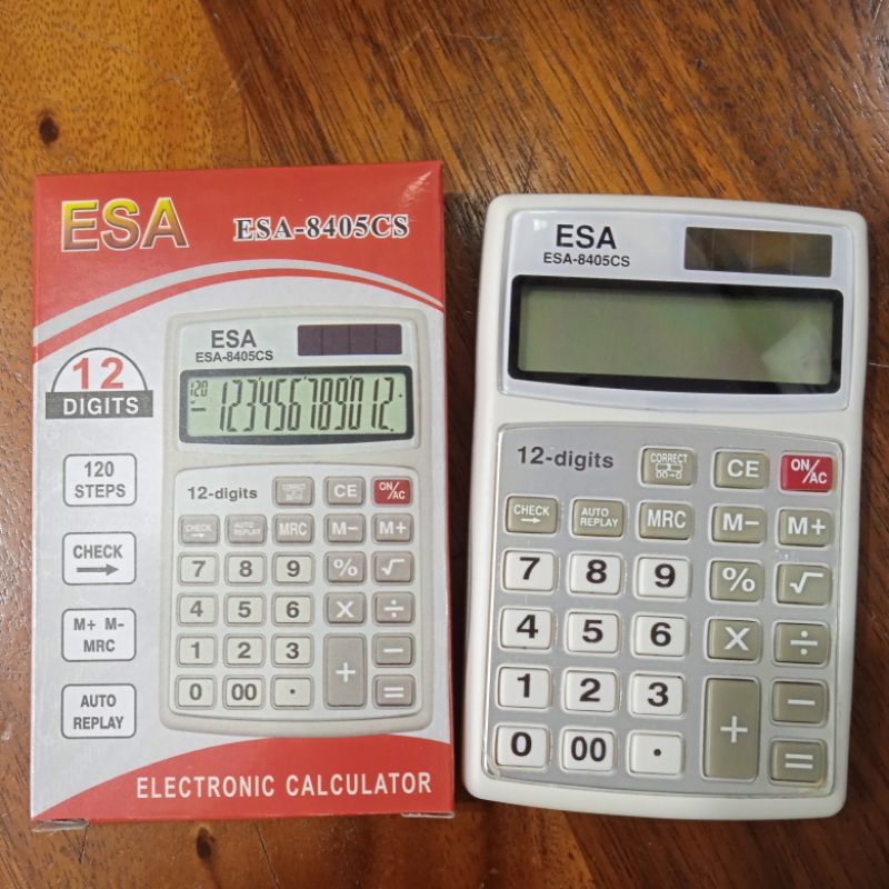 

Kalkulator esa/kalkulator check kalkulator 12Digits ESA8405cs