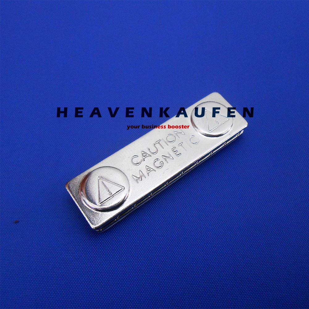 Magnet Merk 3M Silver Untuk Magnet Name Tag / Papan Nama Tas Dll Bagus Daya Rekat Kuat Awet