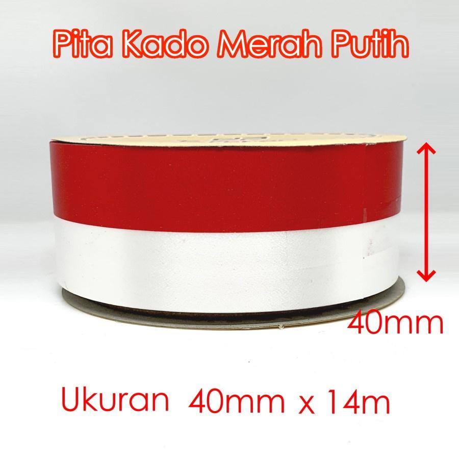 

Pita Kado Merah Putih 40mm x 14m Ribbon Bendera Indonesia Merdeka Warna Warni Gift HUT RI Parcel Parsel Hias Hiasan Pernak Pernik Dekorasi Kemerdekaan Aksesoris Agustusan Prakarya Kerajinan Crafting Hias Seni Pengikat Colorful Roll Murah Surga Art Malang