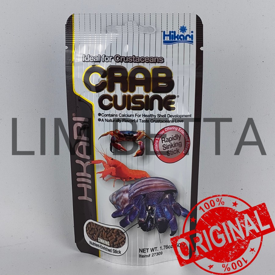 HIKARI CRAB CUISINE 50 GRAM / MAKANAN UDANG