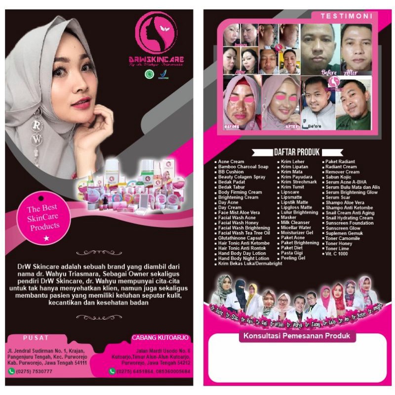 

Brosur drwskincare (lebih tebal)