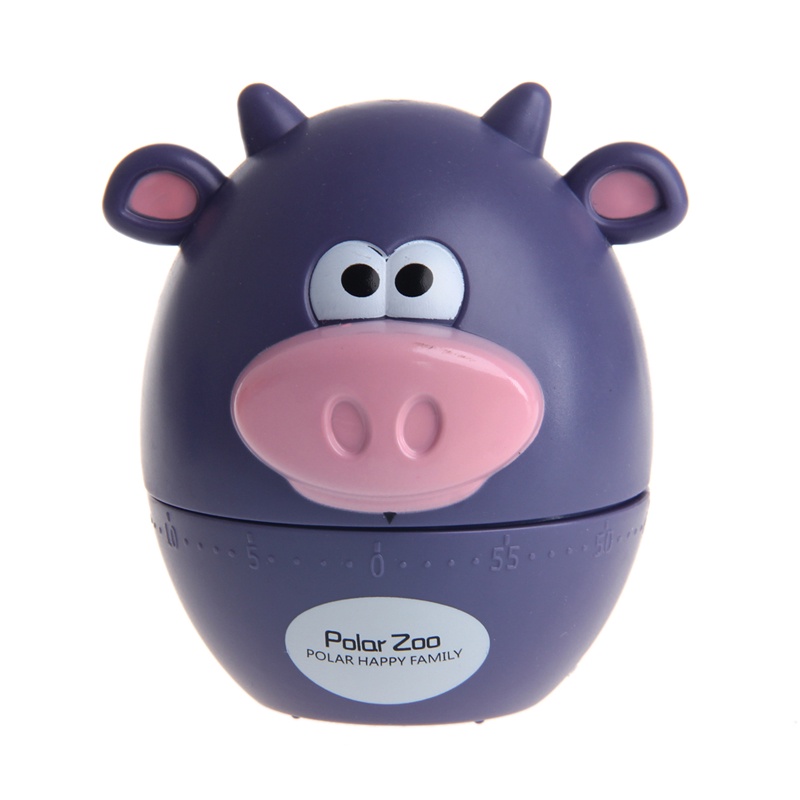 Jam Alarm Pengingat Waktu Memasak Bentuk Sapi Beruang Untuk Dapur