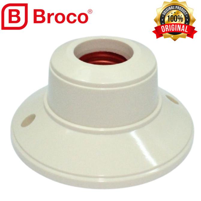 Promo Bulan Ini Broco 1212 Fitting Plafon Bulat Standart Line Bergaransi