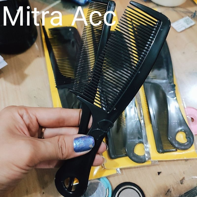 2Pcs/ SET Alat Sisir Rambut/Alat Penata Rambut Black Comb