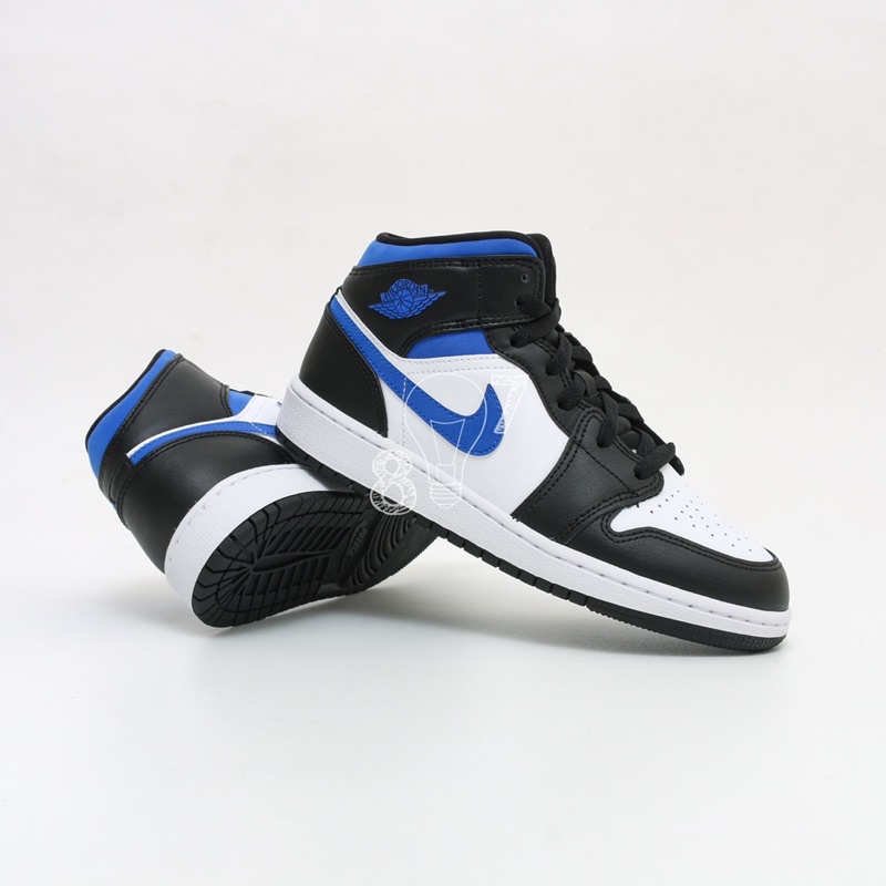 Air Jordan 1 Mid Racer Blue GS Women