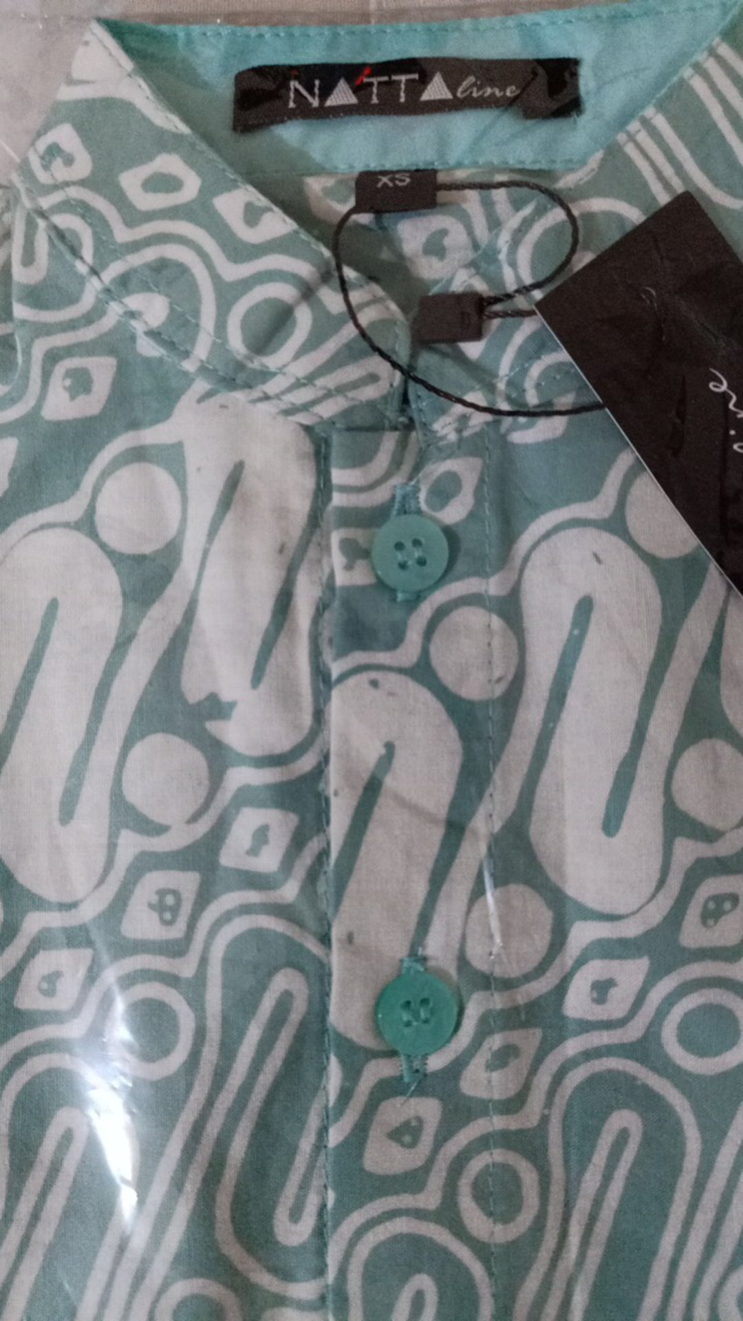 Kemeja Koko Batik Anak Garutan Sewarna Tosca Series By Natta_line