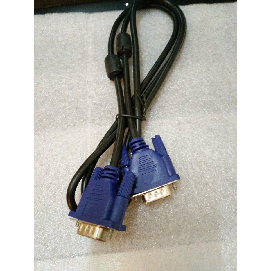 KABEL VGA 1.5M Male to Male Standard High Quality 1.5 Meter