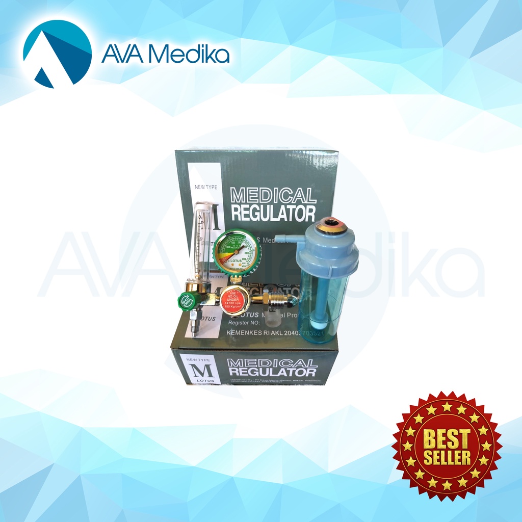 REGULATOR OKSIGEN LOTUS Alat Bantu Oksigen Kemenkes AKL