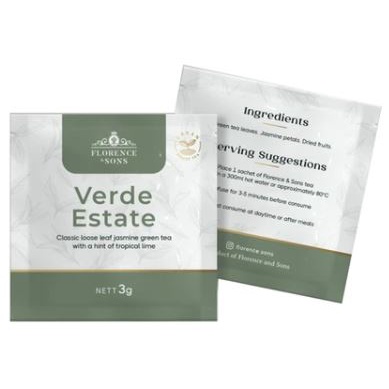 

Florence & Sons Artisan tea - Verde Estate - Premium Tea Sachet
