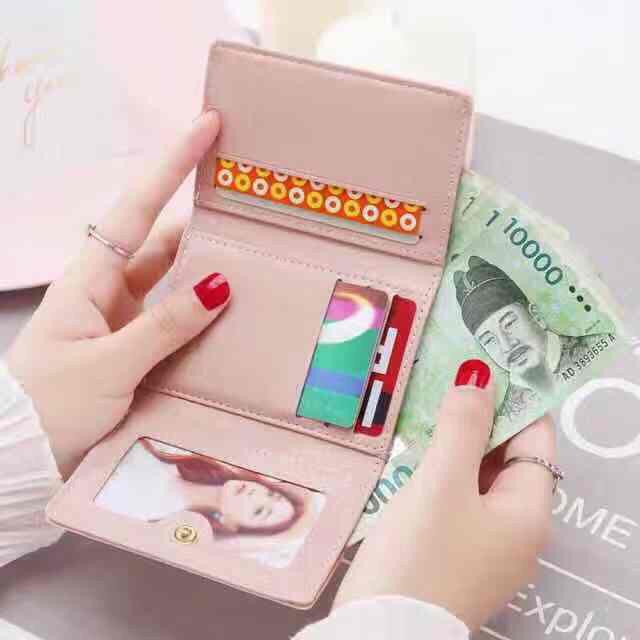 (COD) Dompet Wanita Dompet Kulit Import F37 MALLSHOPPING