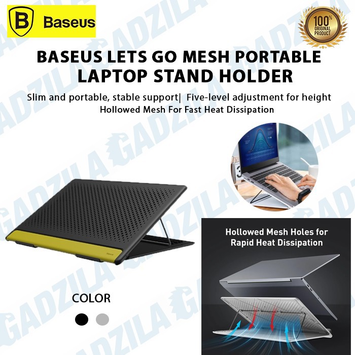 BASEUS LETS GO MESH PORTABLE LAPTOP STAND IPAD MACBOOK NOTEBOOK HOLDER