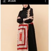 PRELOVED Abaya Nazema Black sz L by dfr.cloth