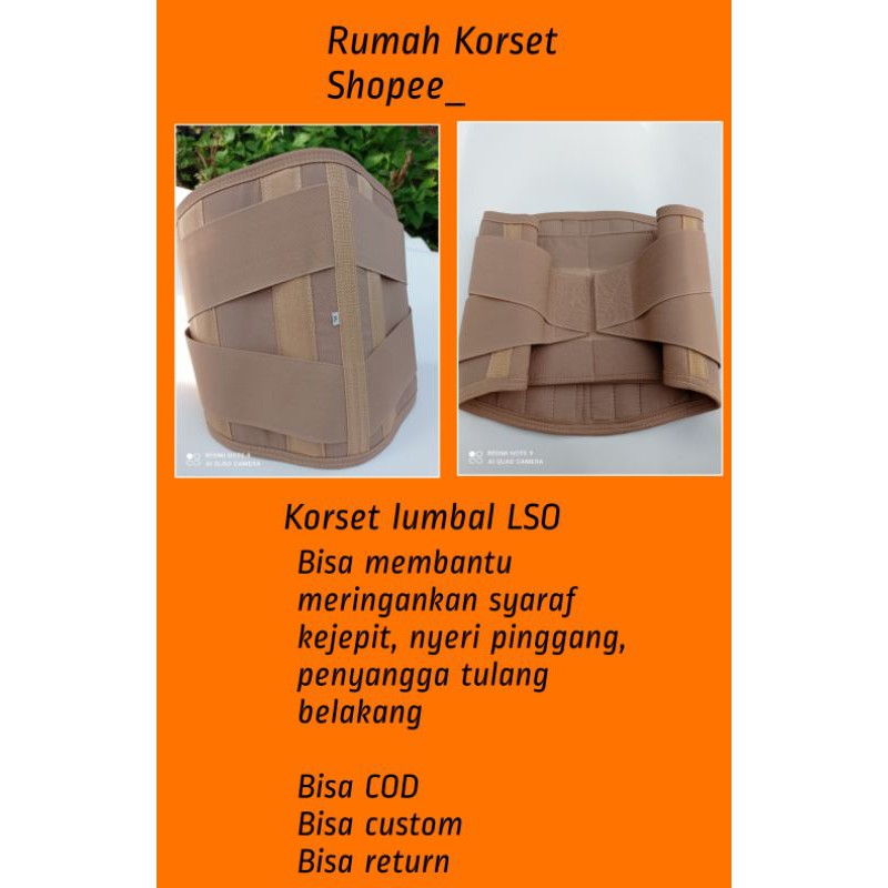 Korset pinggang anak/korset lso/penyangga tulang belakang