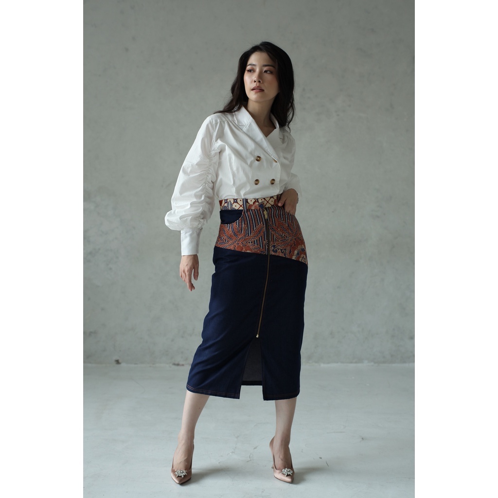 Atasan Wanita Korean Look -Melvee Batik -Sora top