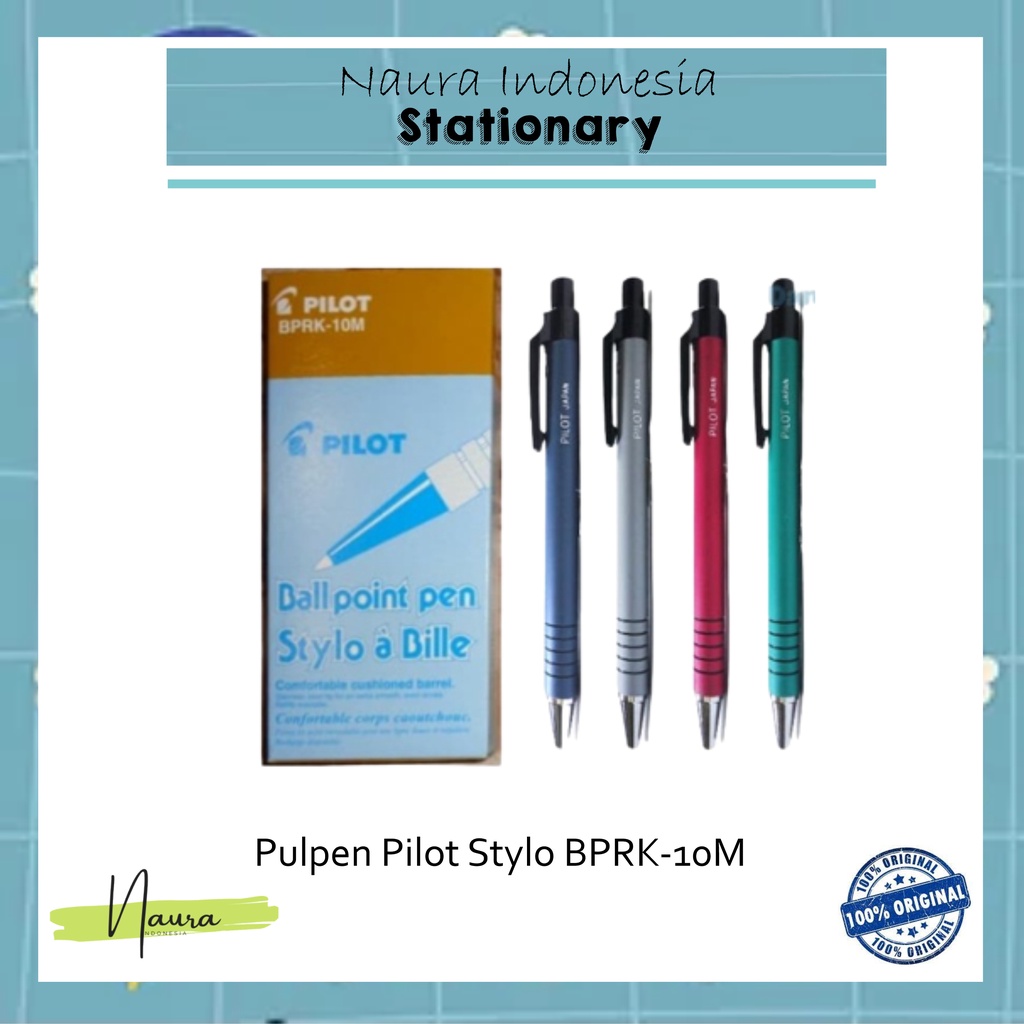 

Pulpen Pilot Stylo BPRK-10M | Bolpoin Pilot BPRK-10M 0.5mm
